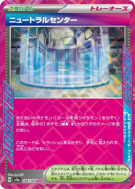 Zone de Neutralisation ACE SV8A 184/187