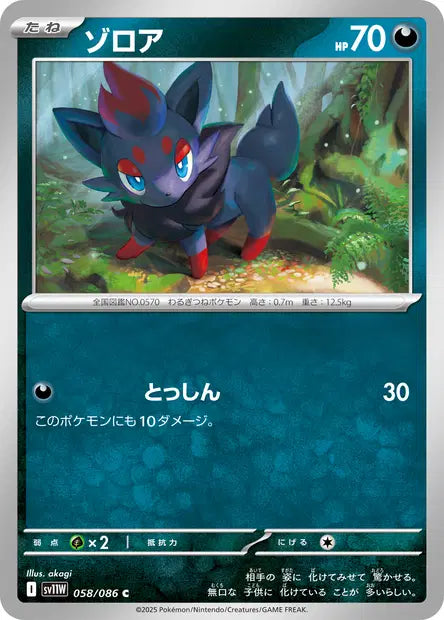Zorua C SV11W 058/086