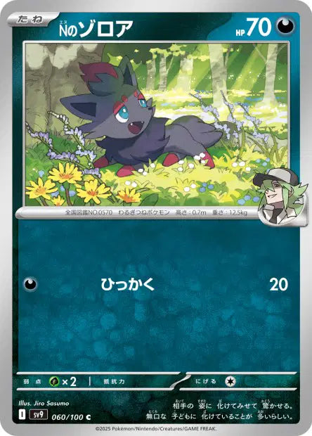 Zorua de N C SV9 060/100