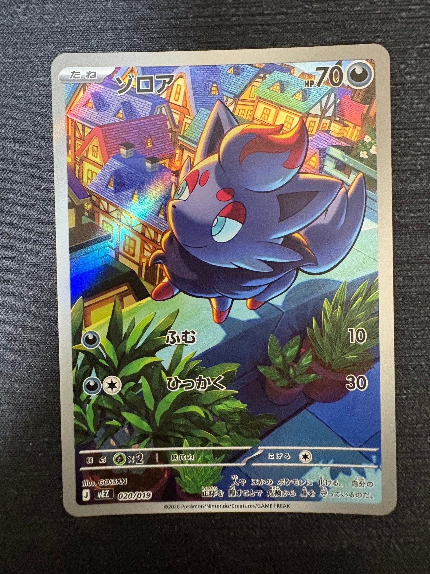 Commande spéciale — MEZ 020 ゾロア AR仕様 [MEZ 020/019](スターターセットex「ゾロア&ゾロアークex」) (A — A)