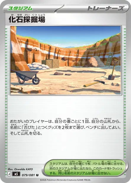 Fossil Excavation Site U M5 079/081